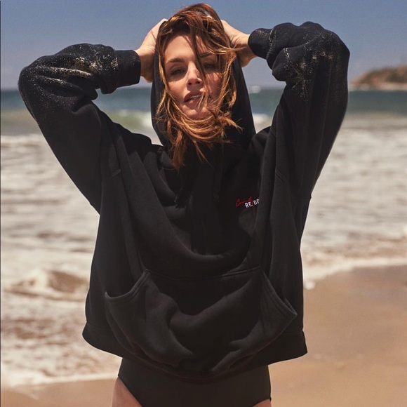 Re/Done Tops - Cindy Crawford+RE/DONE Hoodie Sweatshirt